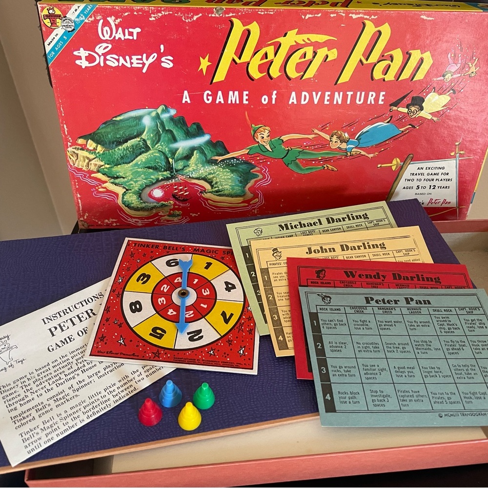 Vintage 1953 Peter Pan board game - Picture 1 of 3